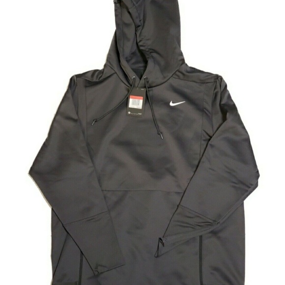 Nike Football Therma Dri-FIT Heavyweight Hoodie AO5972-010 (Black/White) - Picture 1 of 1